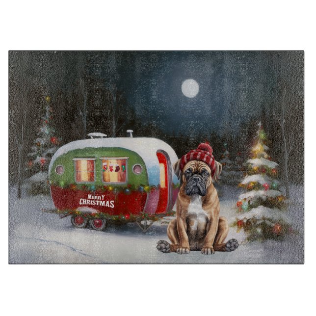 Planche À Découper Boxe d'hiver Caravan Christmas Adventure (Devant)