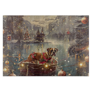 Planche À Découper Boxer Christmas Festive Voyage