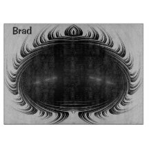 BRAD ~ Étonnant noir blanc original fractal