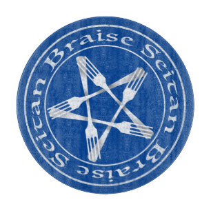 Planche À Découper Braise Seitan Vegan Pentagram (light version)