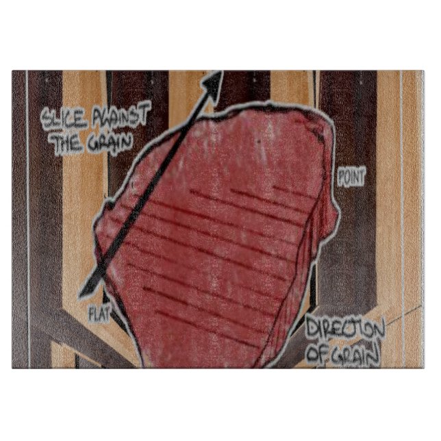 Planche À Découper Brisket Grain Cutting Board (Devant)