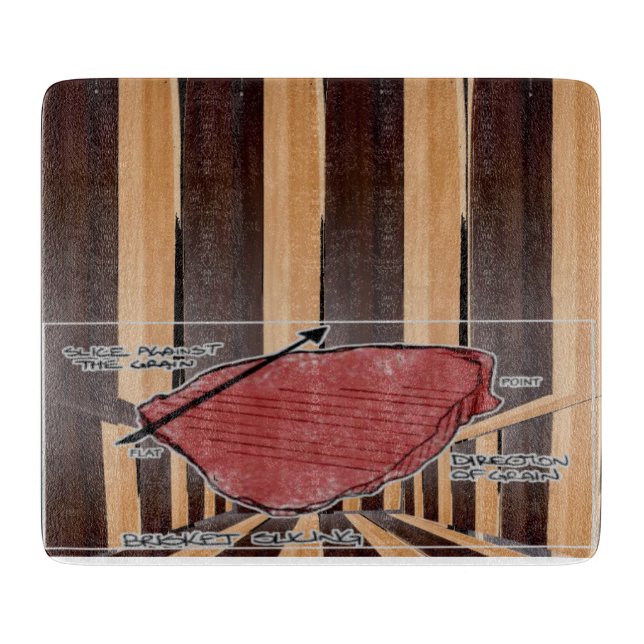 Planche À Découper Brisket Guide de découpe (Devant)