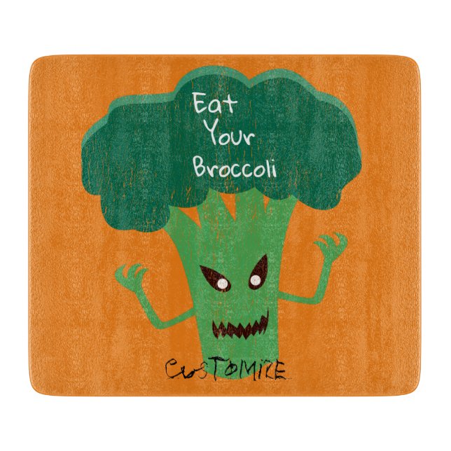 Planche À Découper Broccoli Thunder_Cove effrayant (Devant)