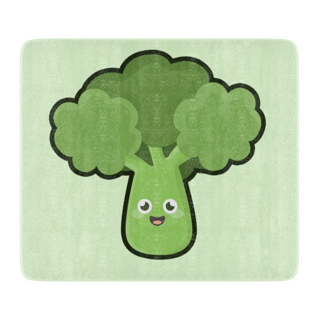 Planche À Découper Brocoli de Kawaii (Devant)