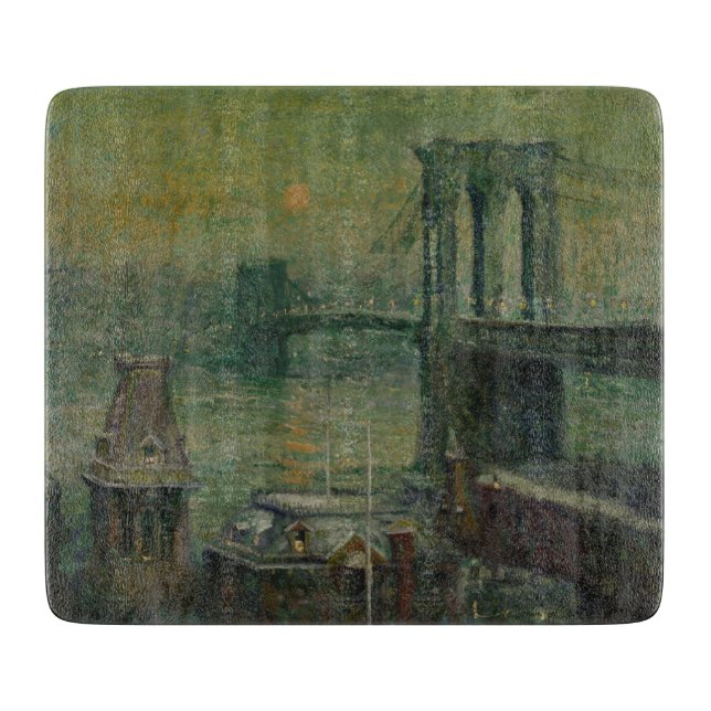 Planche À Découper Brooklyn Bridge (New York City Landmark) (NYC) (Devant)