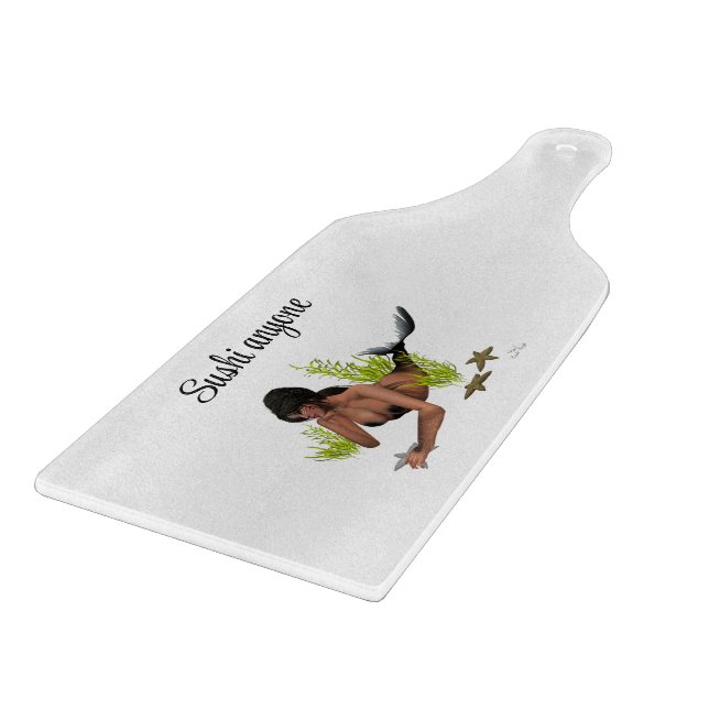 Planche À Découper Brunette Mermaid Starfish Planche de découpe (Coin)