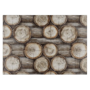 Planche À Découper Cabine de bois Noël