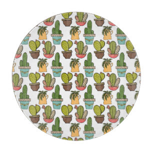 Planche À Découper Cactus Intérieur Et Succulents Dans Les Motifs De 