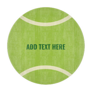 Planche À Découper Cadeau de balle de tennis vert moderne