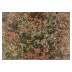 Planche à découper cadeau motif marbre marron
