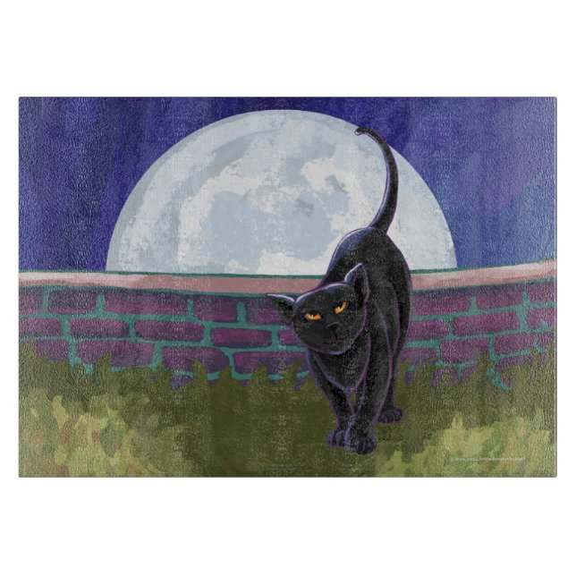 Planche À Découper Cadeaux et accessoires de chat noir (Devant)