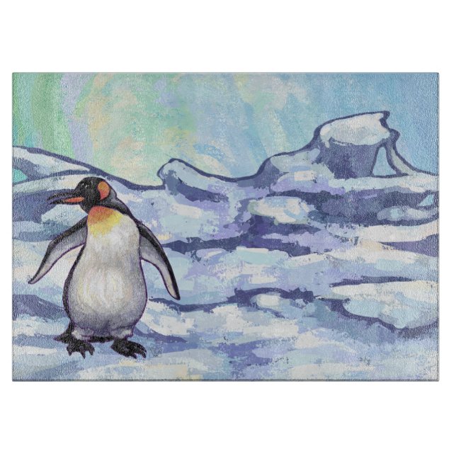 Planche À Découper Cadeaux et accessoires de pingouin (Devant)