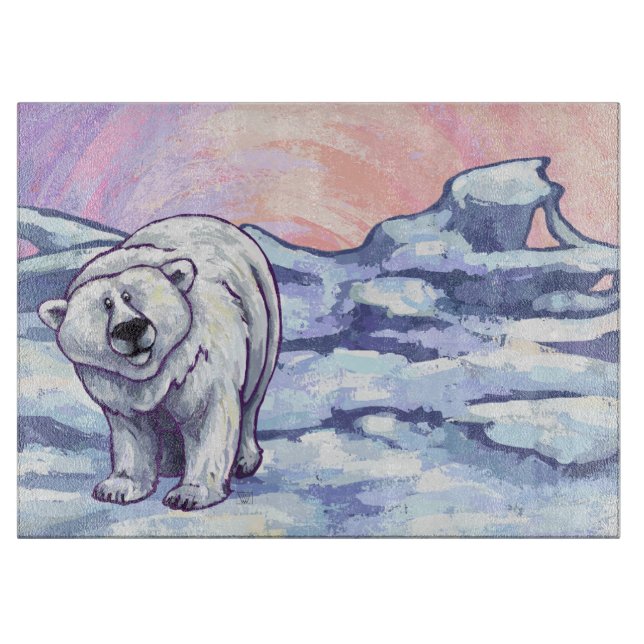 Planche À Découper Cadeaux et accessoires d'ours polaire (Devant)