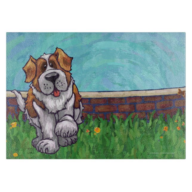 Planche À Découper Cadeaux et accessoires St. Bernard (Devant)