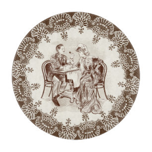 Planche À Découper café et amour