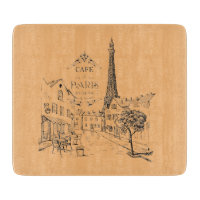 Planche à découper Café Paris