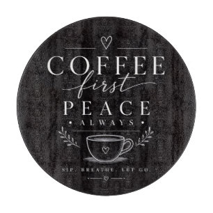 Planche À Découper Café première paix