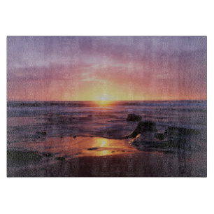 Planche À Découper Californie, San Diego, Sunset Cliffs, Sunset 4