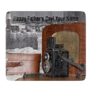 Planche À Découper Caméra vidéo analogique rétro