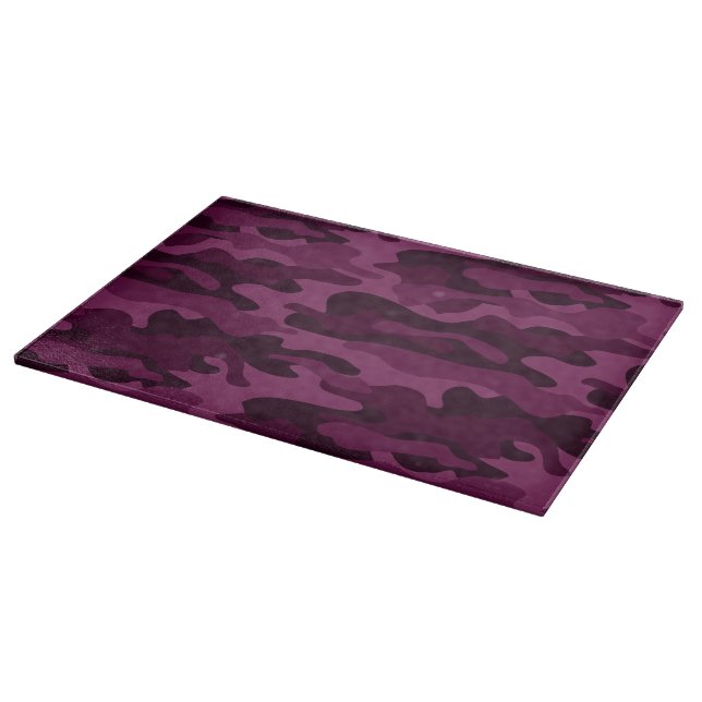 Planche À Découper Camo de couleur violette tyrienne (Coin)