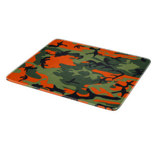 Planche À Découper Camouflage orange et vert, Militaire, Armée