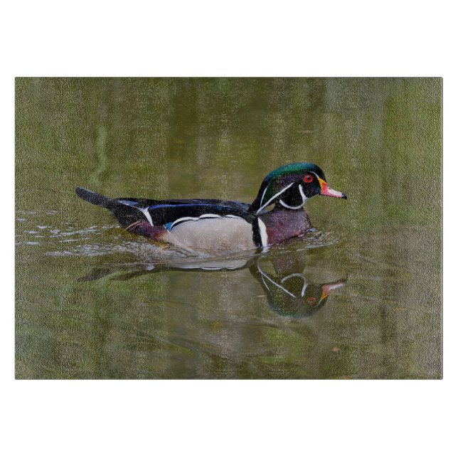 Planche À Découper Canard en bois coloré (Devant)