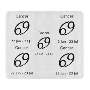 Planche À Découper Cancer 69 Symbole zodiaque Thunder_Cove