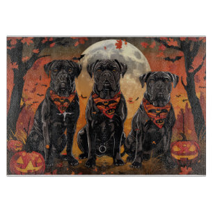 Planche À Découper Canne Corso Halloween Éffrayant