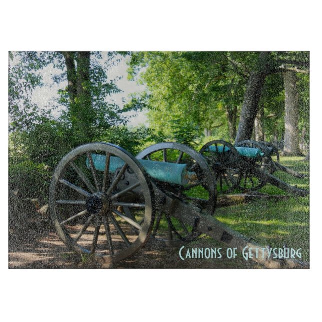 Planche À Découper Canons de parc militaire national de Gettysburg (Devant)