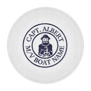 Planche À Découper Capitaine Old Scruff Carte de coupe de logo person