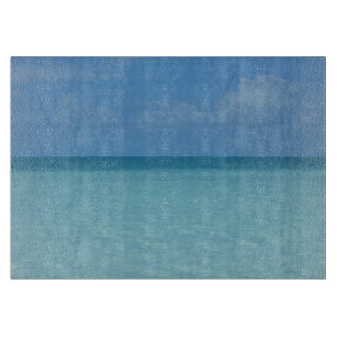 Planche À Découper Caraïbes Horizon Tropical Turquoise Bleu