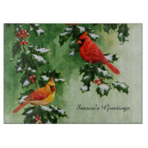 Cardinaux nordiques masculins et féminins