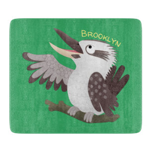 Planche À Découper Caricature de kookaburra drôle et drôle