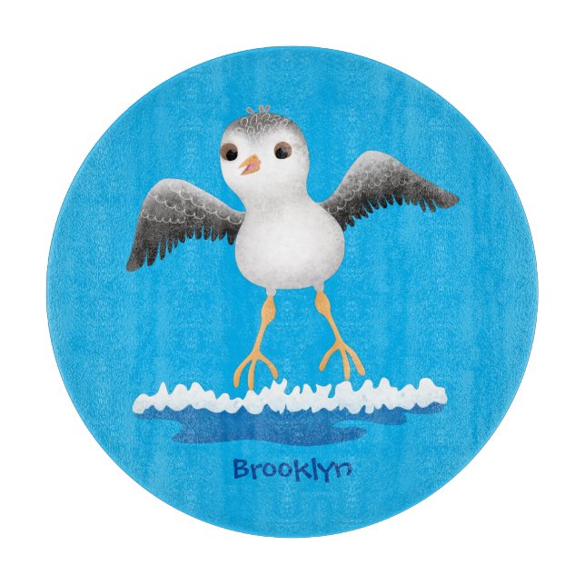 Planche À Découper Caricature en bécasseau mignon (Devant)