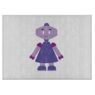 Planche À Découper Caricature pour fille de robot