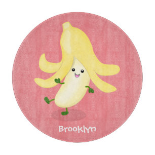 Planche À Découper Caricature sur la banane de Cute kawaii