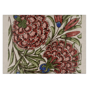 Planche À Découper Carnation Tile Fleur Art antique