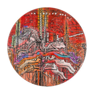 PLANCHE À DÉCOUPER CAROUSEL