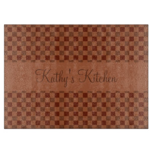 Planche À Découper Carrés d'épice de citrouille de chute