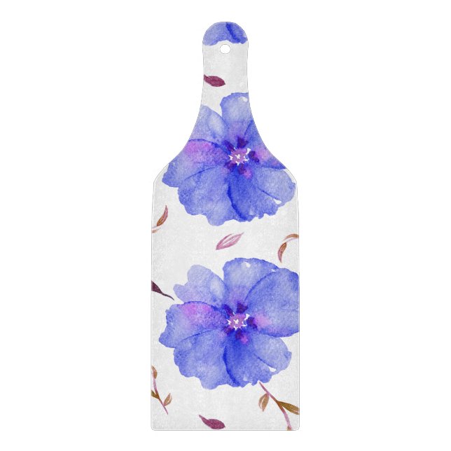 Planche À Découper Carte à découper de fleurs romantiques - Cadeau po (Devant)
