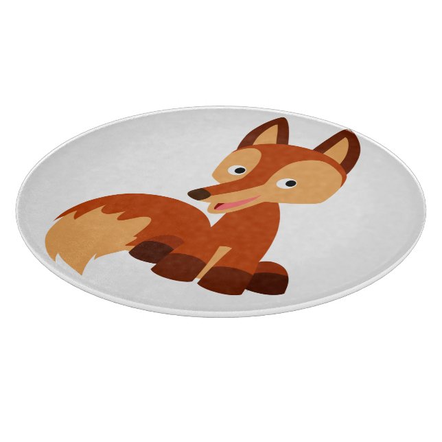 Planche À Découper Carte à découper Fox de dessin mignonne (Coin)