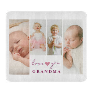 Planche À Découper Carte à découper personnalisée "Love You Grandma"