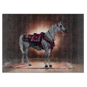 Planche À Découper Carte de coupe Arabian Horse