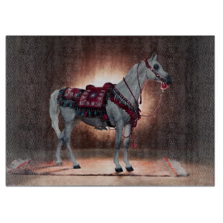 Planche À Découper Carte de coupe Arabian Horse