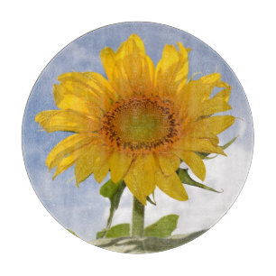 Planche À Découper Carte de coupe dynamique du tournesol