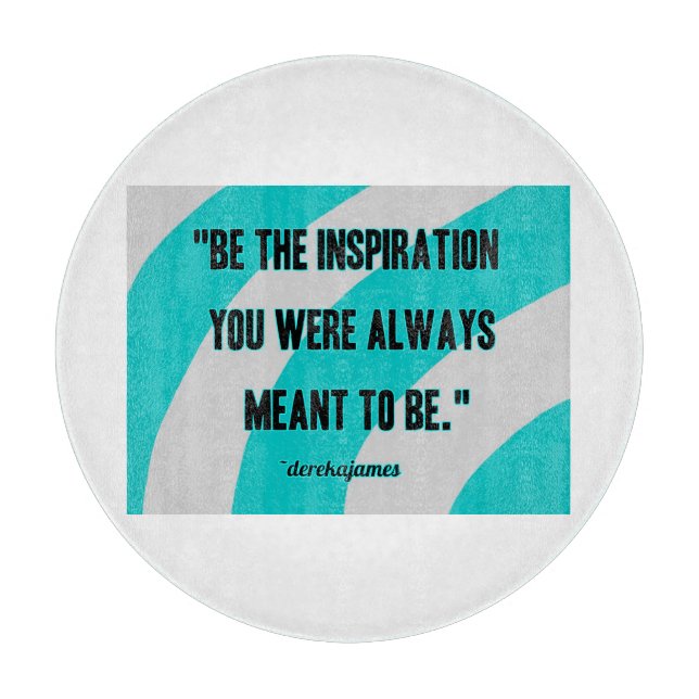 Planche À Découper Carte de coupe en verre Inspiration (Devant)