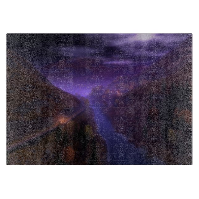 Planche À Découper Carte de coupe Highland Home Lights (Devant)