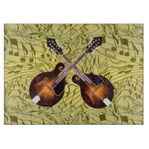 PLANCHE À DÉCOUPER CARTE DE COUPURE DE MANDOLINS TRAVERSÉE