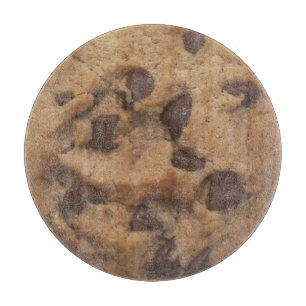 Planche À Découper Carte de découpe de chips de chocolat