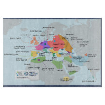 Carte des langues juives 